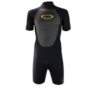 TWF Men's XT3 Short Wetsuit, Black, XXL