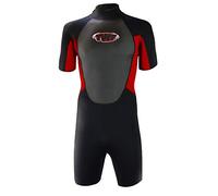 TWF Men's XT3 Short Wetsuit, RED, LGE
