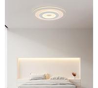TWG Modern Creative Round Bedroom Ceiling Lamp LED Ceiling Lamp Nordic Dimmable Simple Chandelier Dining Room Study Guest Room Children's Room Ceiling Light The New