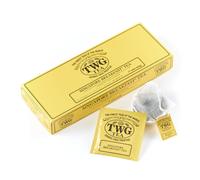 TWG Tea | Singapore Breakfast Tea | Black Tea & Green Tea | Vanilla & Spices | 15 Hand Sewn Cotton Tea Bags | Gift Set