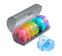 Twice-a-Day Weekly Pill Organizer 7 Day 2 Times a Day for Pills Vitamin