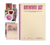 TWICE - BETWEEN 1&2 The 11th Mini Album (Archive Ver.) Photobook + CD-R + Box + Crosscode Postcard + Heart Glass + Folded Poster + 5 Extra Photocards Official K-POP Sealed Album
