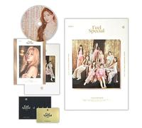 TWICE Feel Special Album (A Ver.) - Photobook, Lyrics Paper, CD-R, Photocards, Gold Photocard, 2 Pin Button Badges