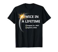 Twice in A Lifetime Total Solar Eclipse of the 2017and 2024 T-Shirt