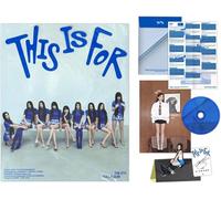 TWICE - The 4th Full Album [THIS IS FOR] (THIS Ver.) Photobook + PVC Cover + Folded Poster + CD-R + Mini Paper Standee + 6 Extra Photocards