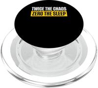 Twice The Chaos Zero The Sleep Twin Dad Father PopSockets PopGrip for MagSafe