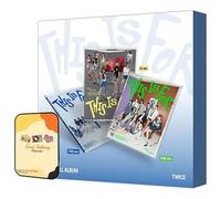 TWICE THIS IS FOR Album [THIS+IS+FOR 3 Standard ver. Full Album Set]+Pre Order Benefits+BolsVos Exclusive K-POP Inspired Digital Merches