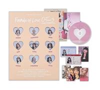TWICE - TWICE - THE 3RD ALBUM [Formula of Love: O+T=< 3] (Full of Love Ver.) Photobook + CD-R + Index Photo Paper + Scientist ID Cards + D.I.Y Sticker + Break Scratch Card + Photocard + 2 Pin Button Badges