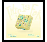 TWICE - TWICE THIS IS FOR 4th Album CONFETTI Ver. / 3Mini CD+2Book+KeyRing+Card+Poster+GIFT