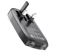 TWICK - Ultra-Slim 65W GaN Fast Charger 2x USB-C & USB-A, Folding UK Plug PPS Quick Charge for MacBook, Laptops, iPhone, iPad, Samsung Galaxy, Pixel, Tablets, For UK Travel Compact Size -BLACK