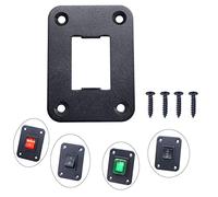Twidec Aluminium 1-Way Rocker Toggle Switch Panel, Manual Operation, IP65 Rated, Panel Mount, 1 Count, Touch Control, N-K-050-1K