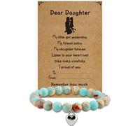 Twidels Daughter Gifts, Daughter Birthday Gifts Back To School gifts Daughters Bracelet Adult Gift From Mum, Graduation gift For Daughters Birthday Presents Christmas Presents