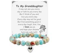 Twidels Granddaughter Gifts, Granddaughter Gifts For Girls Starting School gifts granddaughter Birthday Gift Bracelet From Grandad 16th Birthday Gift Girl Granddaughter Christmas Presents