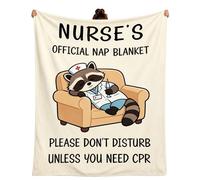 Twidels Nurse Gifts Fuzzy Fleece Blanket 60x50inch Gift For Nurse Appreciation Presents Nurses W ifts For Women Nurses Accessories Blanket Student Graduation Presents Christmas