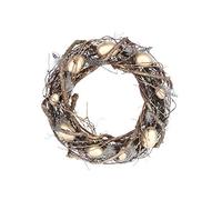 Twig Wreath with Gold Eggs