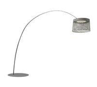 Twiggy Grid Outdoor Floor Lamp Greige