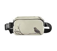 Twigs Bird Spring Cute Fanny Pack Waist Bag for Men Women Large Capacity Belt Bag Travel Wallet for Running Hiking, Twigs Bird Spring, One Size