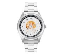 Twilight Bat Halloween Unisex Watch Simple Wrist Watch Analog Quartz Watch Digital Wrist