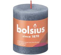 Twilight Blue Bolsius Rustic Shine Pillar Candle (80mm x 68mm)