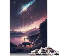 Twilight Descends Anime Puzzle for Adults 500 Pieces Puzzle for Adults Educational Game for Adult Teenagers 500pcs (52x38cm)