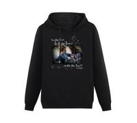 Twilight Edward Cullen Lion in Love with Lamb Twilight Movies Men's Hoodies Pullover Hoody Black Unisex Sweatershirt XL
