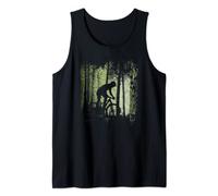 Twilight Forest Trail Bike Cyclist Offroad Downhill MTB Tank Top