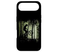 Twilight Forest Trail Cyclist BMX Dirtbike Offroad Wheelie Case for iPhone Air