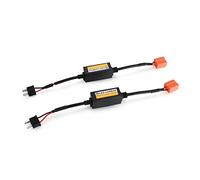 Twilight Garage 2PCS H7 LED Headlight Canbus Error Free Warning Resistors Decoder Anti Flicker