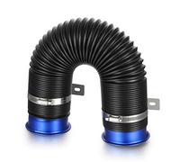 Twilight Garage 3 inch (76mm) Universal Flexible Air Intake Pipe Inlet Hose Extendable Auto Vehicle Turbo Intake Inlet Duct Cold Air Feed Ducting Pipe Tube Hose