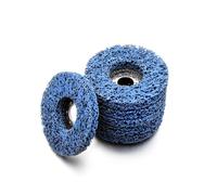 Twilight Garage 6PCS Strip Discs Stripping Wheel, 125mm 5 inch Poly Paint Removal Disc for Angle Grinder Clean and Remove Paint Coating Rust Welds Oxidation - Blue