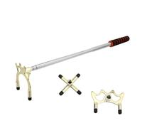 Twilight Garage Billards Cue Stick Bridge, Extension Billards Cues Bridge with 3 PCS Removable Brass Bridge Head, Retractable Pool Rest Stick, Snooker Accessories for Snooker, Game, Competition