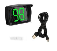 Twilight Garage Car HUD Headup Display KM/H MPH GPS Digital Speedometer with LED Large Font Display for Car Truck SUV Motorcycle, USB Cable Plug & Play