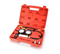 Twilight Garage Car Petrol Engine Cylinder Piston Leak Down Pressure Tester Kit Double Gauge System with Case