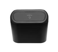 Twilight Garage Mini Car Trash Can Hanging Type Portable Hanging Car Trash Can Waterproof Automotive Trash Can Rubbish Bin with Lid for Car Office Home