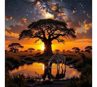 Twilight Grasslands 300 Piece Jigsaw Puzzles for Adults and Kids, Impossible Puzzle, Jigsaws 300 pieces for adults Gifts, Difficult jigsaw puzzles for The Whole Family