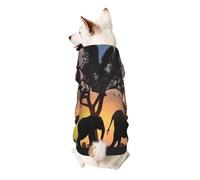 Twilight in The Grassland Dog Hoodie - Soft & Breathable Pet Clothes for Small to Large Dogs, Stylish and Comfortable Dog Clothes