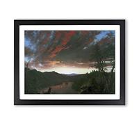 Twilight In The Wilderness By Frederic Edwin Church Classic Painting Framed Print | A2 Black Framed Wall Art | Ready to Hang | Classic Religious Picture | Living Room Bedroom Lounge Office