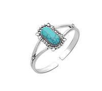 Twilight Inspired Jewelry Turquoise Cuff Bracelet Silver Toned Vampire Fan Girl Bella Edward Vampire Gift (Turquoise Cuff Br)