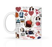Twilight Merch Coffee Mug, Vampire Merch, Edward Vampire Gift, TV Show Inspired Gifts for Girls, Vampire Lover, Edward Bella Fans, Movie Lovers, 11 oz Ceramic Cup