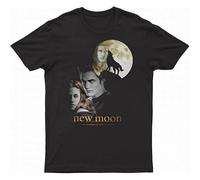 Twilight Movie New Moon Edward Cullen Bella Robert Pattinson Black Men T-Shirt