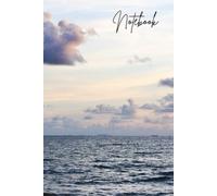 Twilight paints the ocean horizon with soft hues under a cloudy sky.: Your 120-Page Ally for Ideas, Notes & Growth