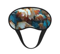 Twilight Petals Sleep Mask, Soft and Breathable Eye Mask, Elastic Band Design Suitable for Travel and Camping.