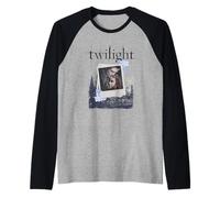 Twilight Polaroid Edward and Bella Together Forever Movie Raglan Baseball Tee