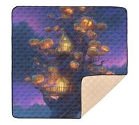 Twilight Pumpkin Tree Dwelling Large Stylish Baby Activity Play Mat for Indoor Outdoor One-Piecing Infant Play Activity Mat for Baby Toddler Infant, 50'' x 50''