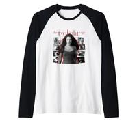 Twilight Saga Bella Edward Jacob Photo Collage Raglan Baseball Tee