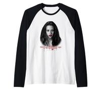 Twilight Saga Bella Red Eyes Portrait Raglan Baseball Tee