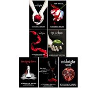 Twilight Saga by Stephenie Meyer 7 Books Collection Set (Life and Death, Midnight Sun and More)