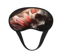 Twilight Skull Sleep Mask, Soft and Breathable Eye Mask, Elastic Band Design Suitable for Travel and Camping.
