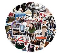 Twilight Stickers 50Pcs for Laptop Bike Luggage Graffiti Patches Guitar Sticker for Skateboard Luggage Bike Bumper, Kid/Teen Gift
