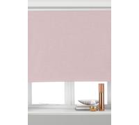 Twilight Thermal Blackout Roller Blind Essentials Baby Pink 153cm width x 162cm drop